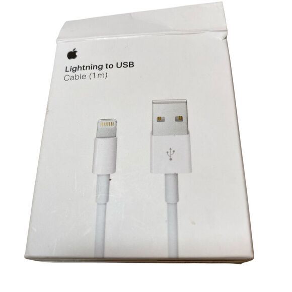 Lot Of 2 Genuine Apple 1m Lightning to USB Charging Cable ME291AM/A BRAND NEW - Picture 2 of 5